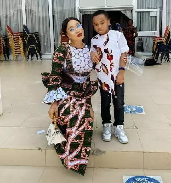 Where Do I Start From? – Tonto Dikeh Laments Over Son’s French Assignment (Video)