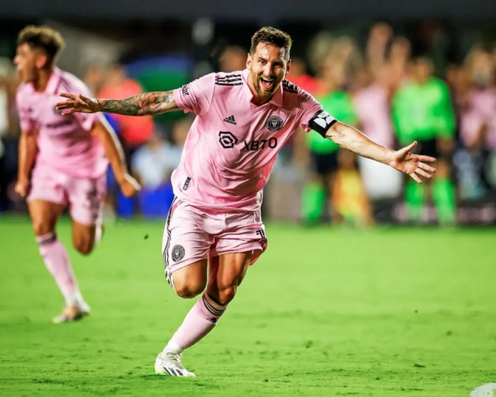 Messi scores in sixth straight game as Inter Miami reach Leagues Cup final