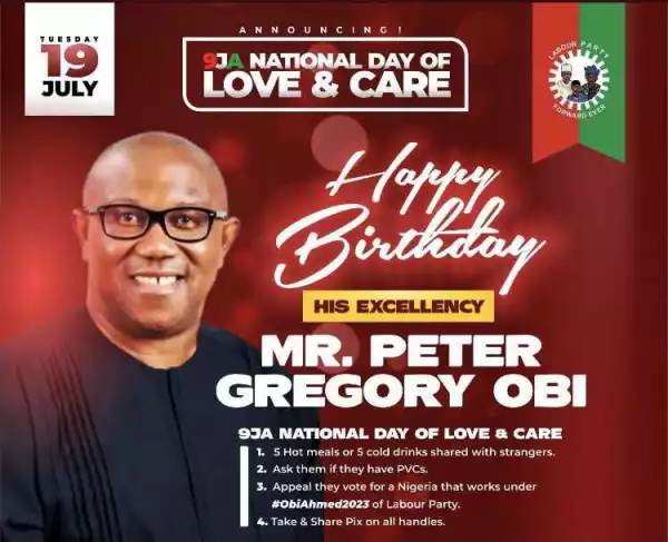 Happy 61st Birthday To Peter Obi