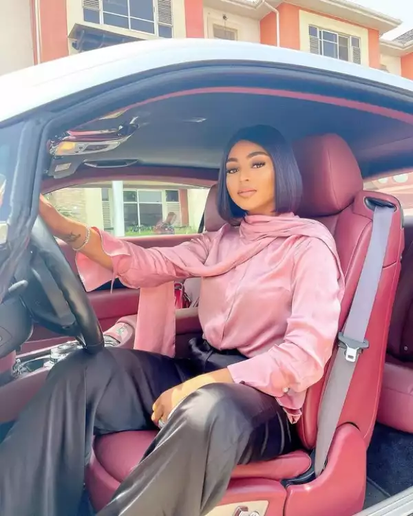 I Don’t Have Time To Reflect On Your Like Or Dislike - Regina Daniels to Fans As She Poses With Her Car (Photos)