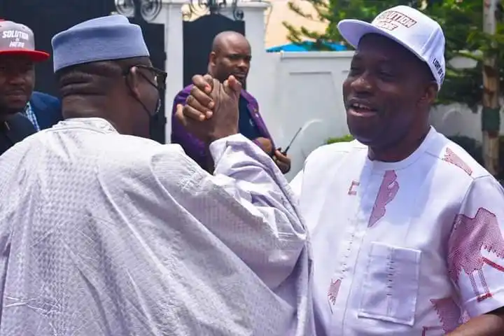 Soludo Receive Fayemi As He pays Courtesy Call: Pictures