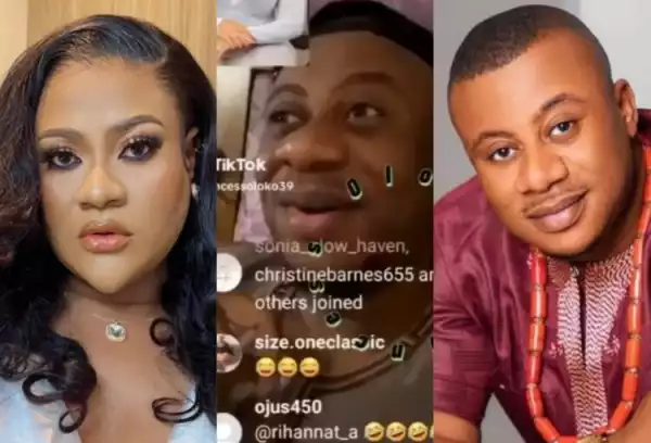 Stop Using Filter To Promote Skincare Products- Nkechi Blessing Ex-boyfriend, Falegan Opeyemi Tells Her After VeryDarkMan Tackled Her (VIDEO)