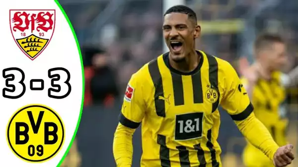 Stuttgart vs Borussia Dortmund 3 - 3 (Bundesliga 2023 Goals & Highlights)