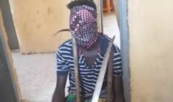 Nigerian Man Who Specializes In Stealing Goats In Kaduna Finally Lands In Police Net