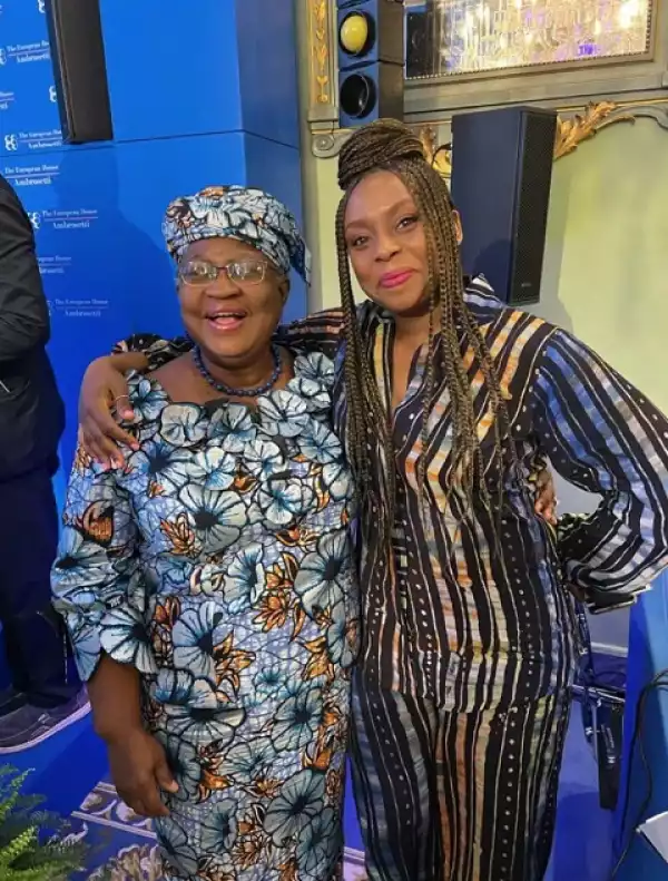 So Proud Of You – Okonjo-Iweala Overjoyed As She Meets Chimamanda Adiche (Photos)