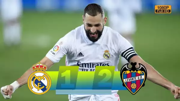 Real Madrid vs Levante  1 - 2 (LA Liga Goals & Highlights 2021)