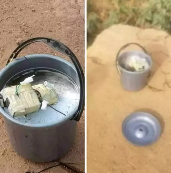 Photos Of Bomb Planted By Suspected Terrorists In Kaduna Community