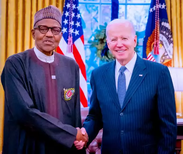 President Buhari Meets With President Joe Biden At The White House
