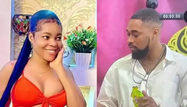 #BBNaija: Chichi Confronts Sheggz After Catching Him Peeping At Her While Bathing