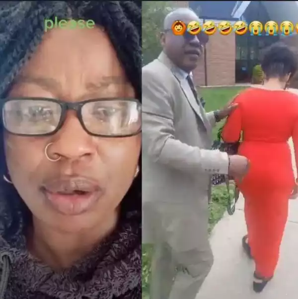 Woman In Severe Pains As She Nabs Husband Of 22-years At Sidechick’s House (Video)