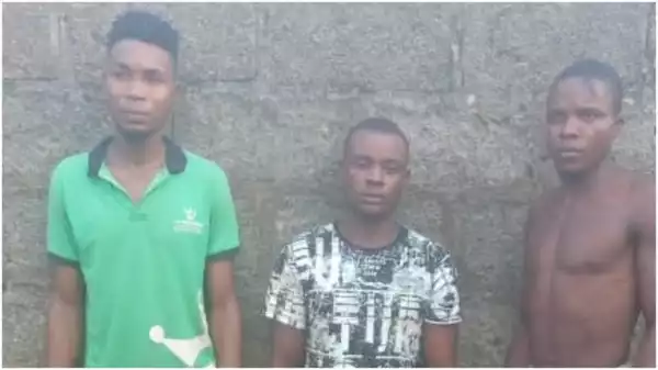 Three suspects cultists arrested for allegedly forcefully initiating members into their cult