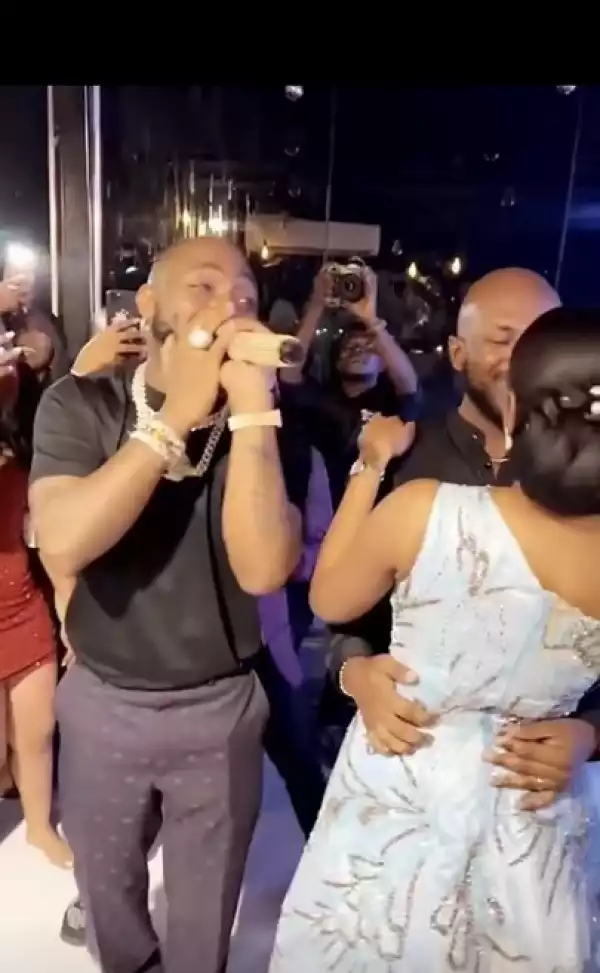 Davido Steals the Show at Chef Chi’s Elder Sister’s Wedding (Video)