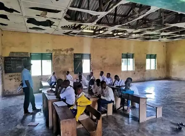 See The Deplorable State Of Secondary School In Bayelsa Community (Photos)