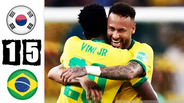 South Korea vs Brazil 1 - 5 (Friendly 2022 Goals & Highlights)