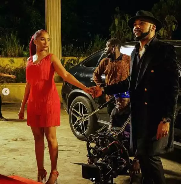 My Favorite Person Of All Time – Adesua Etomi Pens Adorable Note For Husband, Banky W On His Birthday