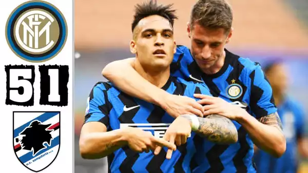 Inter vs Sampdoria 5 - 1  (Serie A Goals & Highlights 2021)