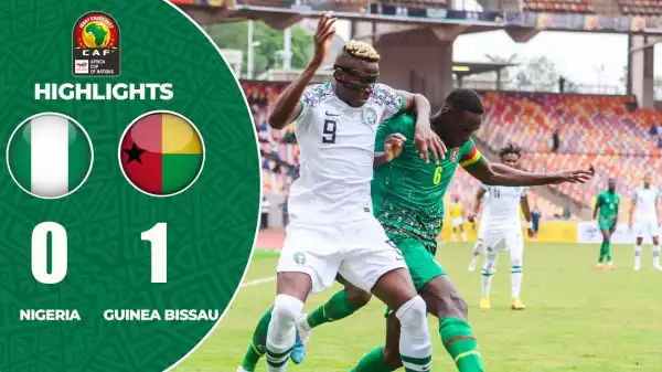 Nigeria vs Guinea Bissau 0 - 1 (2023 AFCON Qualifiers Goals & Highlights)