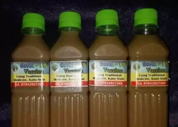 NCDC shares photo of the fake COVID19 vaccine some Kano state residents are ingesting