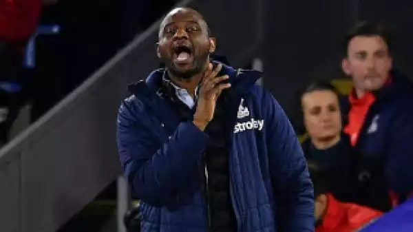 Crystal Palace boss Vieira prepared to co-operate with FA after Everton fan clash
