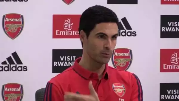 Arteta Reveals What Happened In Dressing Room After Arsenal’s 1 – 1 Draw With Leicester