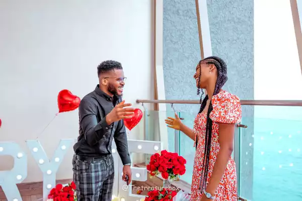 Nigerian Lady Excited After Getting Engaged To Man She Met On Twitter (Photo)