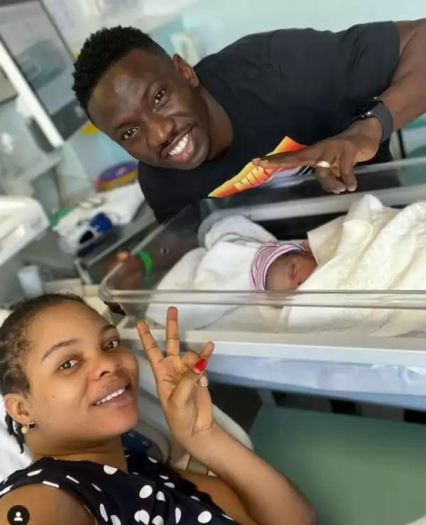 Super Eagles Player, Etebo Oghenekaro And Wife Welcome Third Child