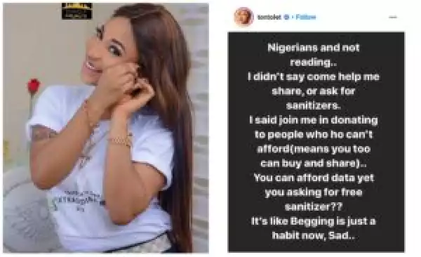 I don’t feel sick but I want to be tested – Tonto Dikeh
