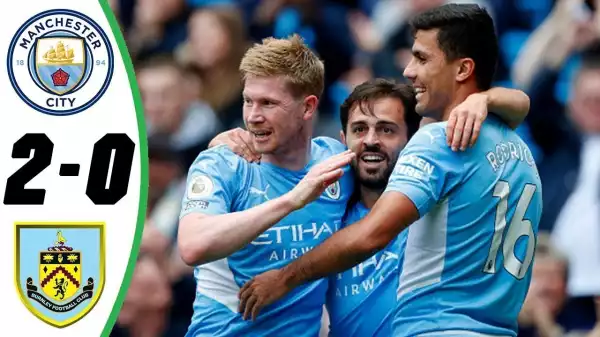 Manchester City vs Burnley 2 - 0 (Premier League  2021 Goals & Highlights)
