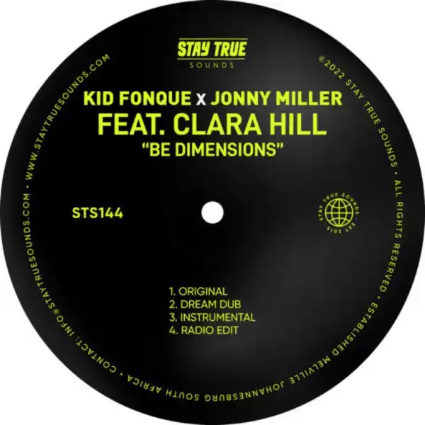 Kid Fonque & Jonny Miller – Be Dimensions Ft. Clara Hill (EP)