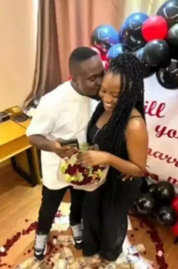 Comedian Sir Balo Proposes To His Girlfriend (Video)