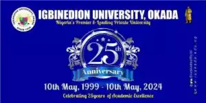 Igbenidion University announces 25th Anniversary