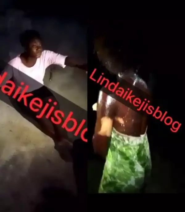 Lady Arrested For Pouring Hot Water On Her Older Sister In Rivers State (Video)