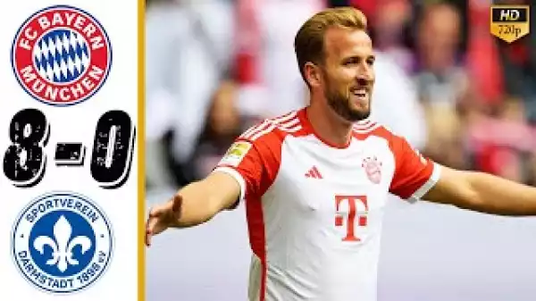 Bayern Munich vs Darmstadt 8 - 0 (Bundesliga Goals & Highlights)