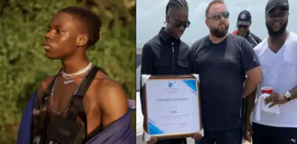 BMW awards Rema honorary membership for his single, “Beamer” which promotes the brand