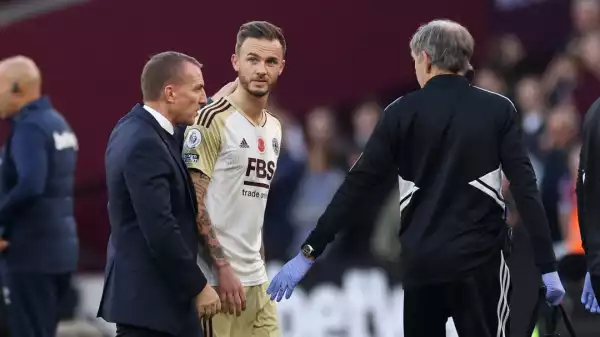 James Maddison suffers injury in final game before World Cup