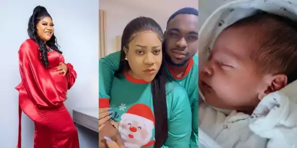 I Know You All Are Shocked – Nkechi Blessing Announces Birth of Her Baby Boy With Boyfriend, Xxssive