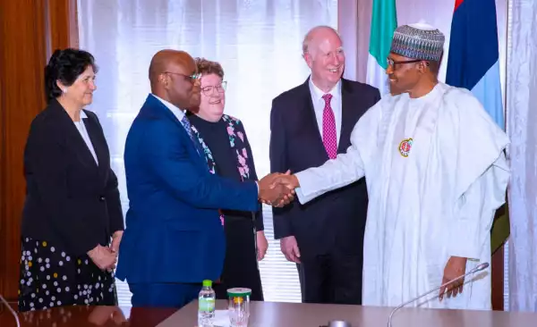 President Buhari Receive Universal Peace Federation International In State House