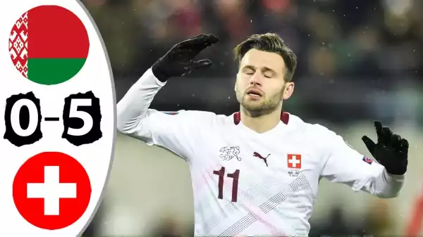 Belarus vs Switzerland 0 - 5 (2024 Euro Qualifiers Goals & Highlights)