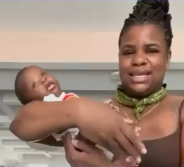 “Gay baby, please be gay baby. You can be anything you want, but you have to be gay” - Lady sings to her 3-months-old son