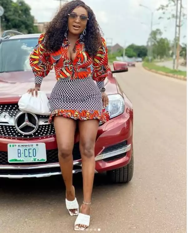 Take It Easy With The Lies - Nigerians Drag Blessing Okoro After She Flaunted New Year Gifts From Lover
