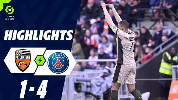 Lorient vs PSG 1 - 4 (Ligue 1 2024 Goals & Highlights)