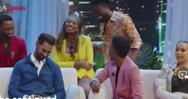 BBNaijaReunion: The Moment Heartwarming Boma Akpore Apologized To Angel Over Their Fight In Biggie’s House (Video)