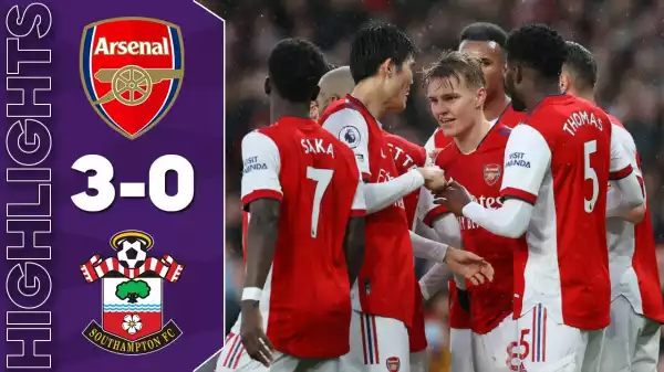 Arsenal vs Southampton 3 − 0 (Premier League 2021 Goals & Highlights)