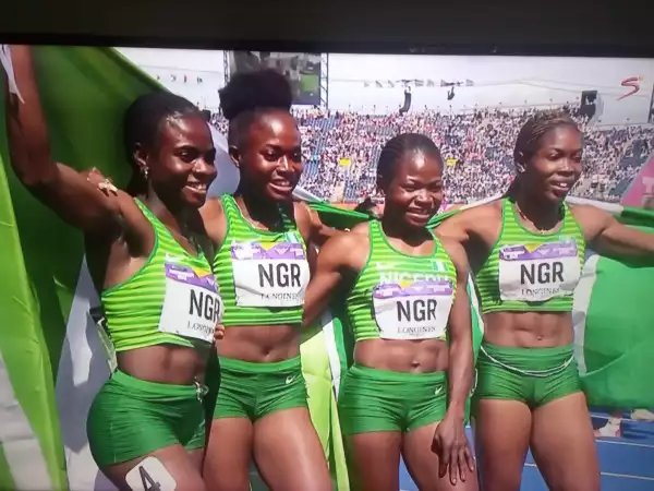 BREAKING: Another Gold For Nigeria In 4×100 Women’s Relay