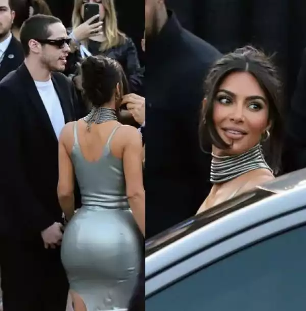 Kim Kardashian Makes Red Carpet Debut With Boyfriend, Pete Davidson (Photos)