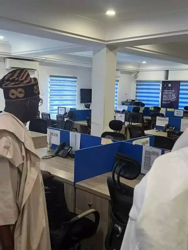 Tinubu Inspects Campaign Office In Abuja