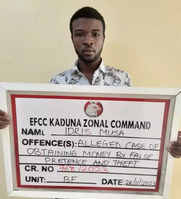 Photo Of Man Who Was Jailed 10 Years For Fraudulently Swapping 48 ATM Cards Of Bank Customers In Kaduna