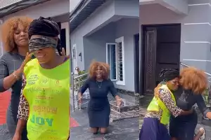 Actress Evan Okoro Gives Mother House As Easter Gift (Photo)