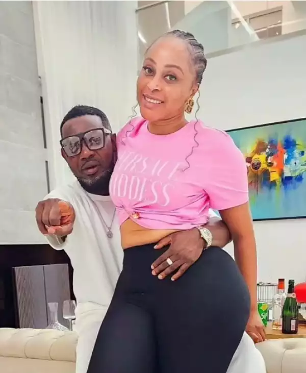 Fan Accuses AY Makun’s Wife, Mabel, of Enhancing Her Backside (Photo)