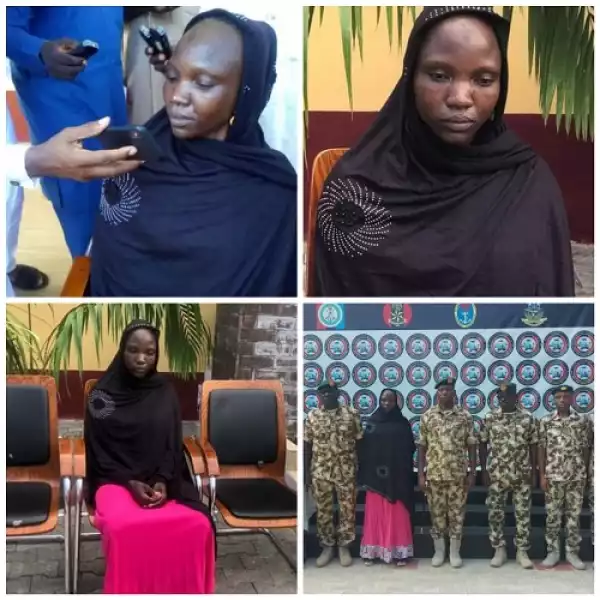Another Chibok Girl Forcefully Married to Boko Haram Terrorist Rescued (Photos)